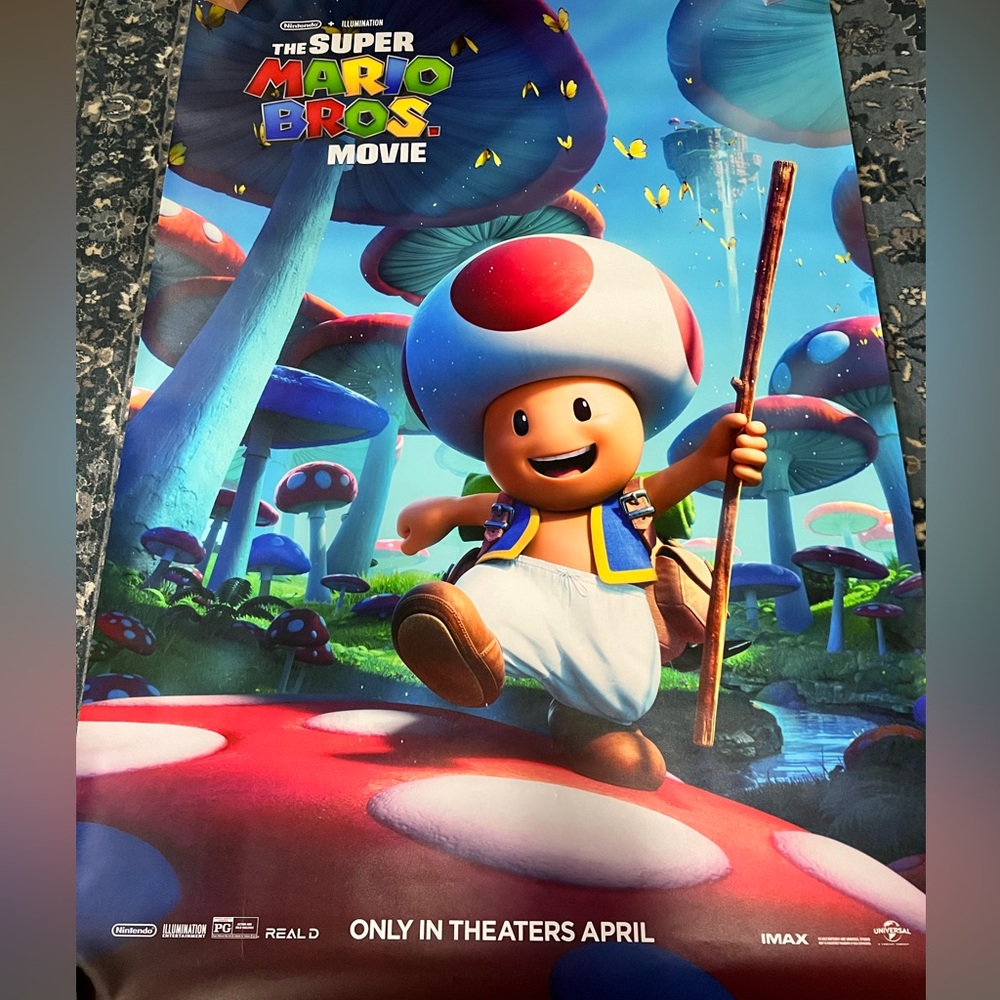 The Super Mario Bros Movie 2023 Bus Movie Poster